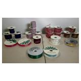 Crafting ribbon,  satin and wire edged ribbons