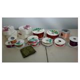 Crafting ribbon,  satin and wire edged ribbon