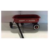 Doll size Radio Flyer wagon, 13" long