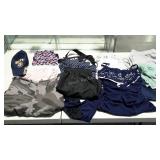 Clothes, bathing suit, Navy hat, sweats, camo
