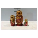 Russian nested dolls, with original USSR label