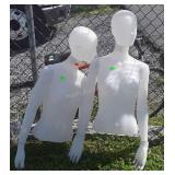 Two dress mannequin