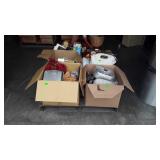 Skid lot, includes pots and pans, baskets, home