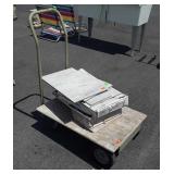 Small movers cart and group of tile, seller code
