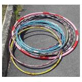 Group of hoola hoops