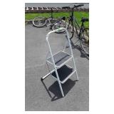 Folding step stool