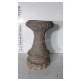 Concrete Gardening Plant Pedestal Stand about 19"
