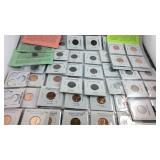 Penny lot with old Lincoln cents, Indian head