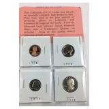 Proof set of coins