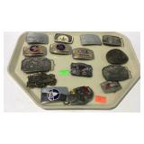 Tray of belt buckles tray related
