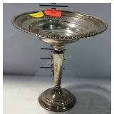 Sterling weighted pedestal dish