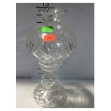 Lead crystal  Candle lantern with globe