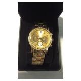 Wrist watch currently running