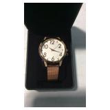 Wrist watch currently running