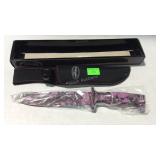 Kentucky cutlery co purple skull knife