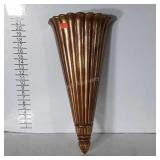 Home decor Wall pocket vase molded poly resin