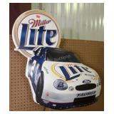 Miller Lite Nascar Lighted Advertising Sign,