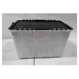 Tote with locking lid