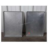 Two Commercial Grade Baking Sheet Pans, 18x26"