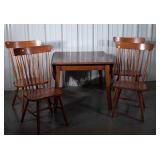 5pc Kitchenette Table Set, drop leaf table with 4