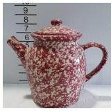 Workshops of Gerald Henn spongeware Coffee pot