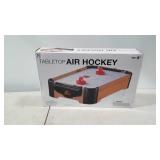 Tabletop air hockey game