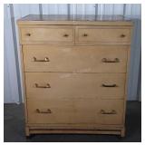Chest of drawers blond finish in need of painting