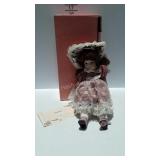 15" Porcelain doll "Taylor", with hang tag, box, &