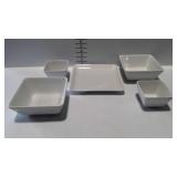 Pampered Chef Simple Additions square dishware -