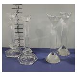 2 Pair candlestick holders