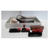 Model train set, HO scale with transformer, track,