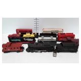 Lionel train set - Engine, tender, and 9 cars