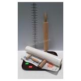 Tupperware pastry sheet, pastry roller, and Rowoco