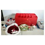 Holiday ornaments, large full ornament storage