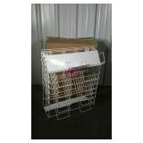 Poster board rack kit. With box. 29"×14"×35".