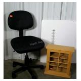 Two piece lot: office task chair and wall mount