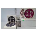 Glass Christmas ornaments & poly drawer organizer