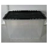 Locking lid tote. 21"×15"×12".