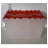 Locking lid tote. 21"×15"×12".