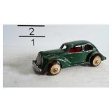 Vintage small cast  toy car, repainted