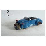 Vintage small toy rubber car by Arcor, painted and