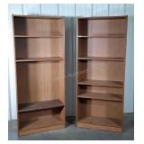 Two Bookcase wall unit cabinets 30" laminated
