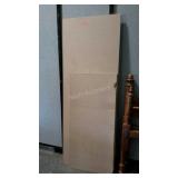 Two pieces of 3/4" MDF. 22"×48" and 27"×72".
