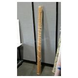 Natural fiber window shade. 72" wide.