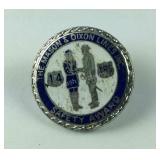 Sterling silver Mason Dixon driving medal