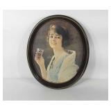 Coca-Cola metal advertisement tray, printed in