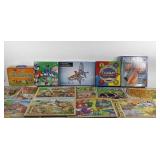 Puzzles and games, includes children frame tray