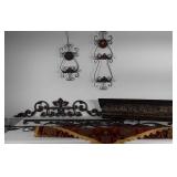 Home decor, 36" wall mounted shelf, decorative