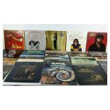 Group of vinyl record albums, artists include Cat