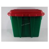 Storage tote with lid, 19 gallon